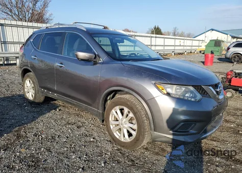 2015 Nissan Rogue Sv z USA, uszkodzony, nr VIN KNMAT2MV5FP501219
